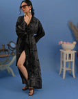 Black Berry Ice - Robe Kaftan