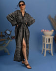 Black Berry Ice - Robe Kaftan