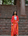 Neon Peach - Robe Kaftan