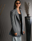 Moon Night Grey - Blazer Coat Jacket