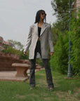 Metal Grey - Blazer Coat Jacket