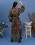 Black Multi - Robe Kaftan