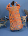 Pure Peach - Robe Kaftan