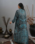 Smoky Blue - Robe Kaftan