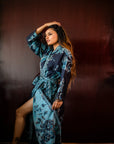 Midnight Blue- Robe Kaftan