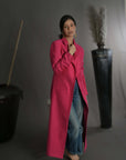 Blue and Pink - Taylor Coat Jacket