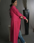 Blue and Pink - Taylor Coat Jacket