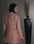 Baby Pink and Red - Taylor Coat Jacket