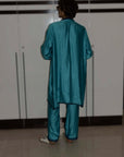 French Blue & Ice - Robe Kaftan