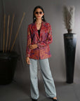 Barcelona Red - Taylor Coat Jacket