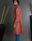 Barcelona Red - Swing Coat Jacket