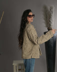 Warm Sand - Suzani Quilt Jacket