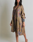 Black Berry Gold - Robe Kaftan