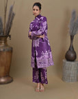 Blueberry Ice - Swing Coat Jacket