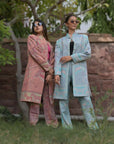 Easter Blue - Jodhpur Coat Suit Set