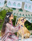 Fairy Green Pink - Robe Kaftan