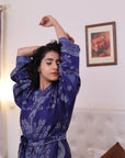 Ink Blue- Robe Kaftan