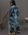Mavrick Blue- Kaftan Shirt