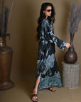 Mavricks Blue - Kimono Kaftan