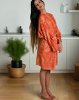 Orange Light - Robe Kaftan