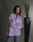 Light Purple - Applique Quilt Jacket