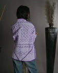 Light Purple - Applique Quilt Jacket