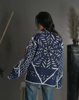 Maverick Blue - Applique Quilt Jacket