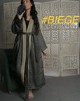 Silver - Wool Robe Kaftan