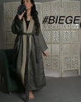 Navy - Wool Robe Kaftan