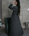 Black - Wool Robe Kaftan