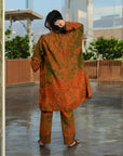 Forest Orange - Robe Kaftan