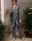 Meta moon Grey - Robe Kaftan