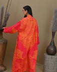 Neon Peach - Robe Kaftan