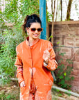 Orange Light - Jodhpur Suit Set