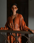 Orange Light - Robe Kaftan