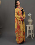 Raspberry Yellow - Robe Kaftan