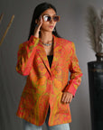 Twilight Orange - Blazer Coat Jacket