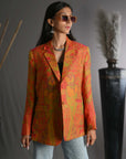 Twilight Orange - Blazer Coat Jacket