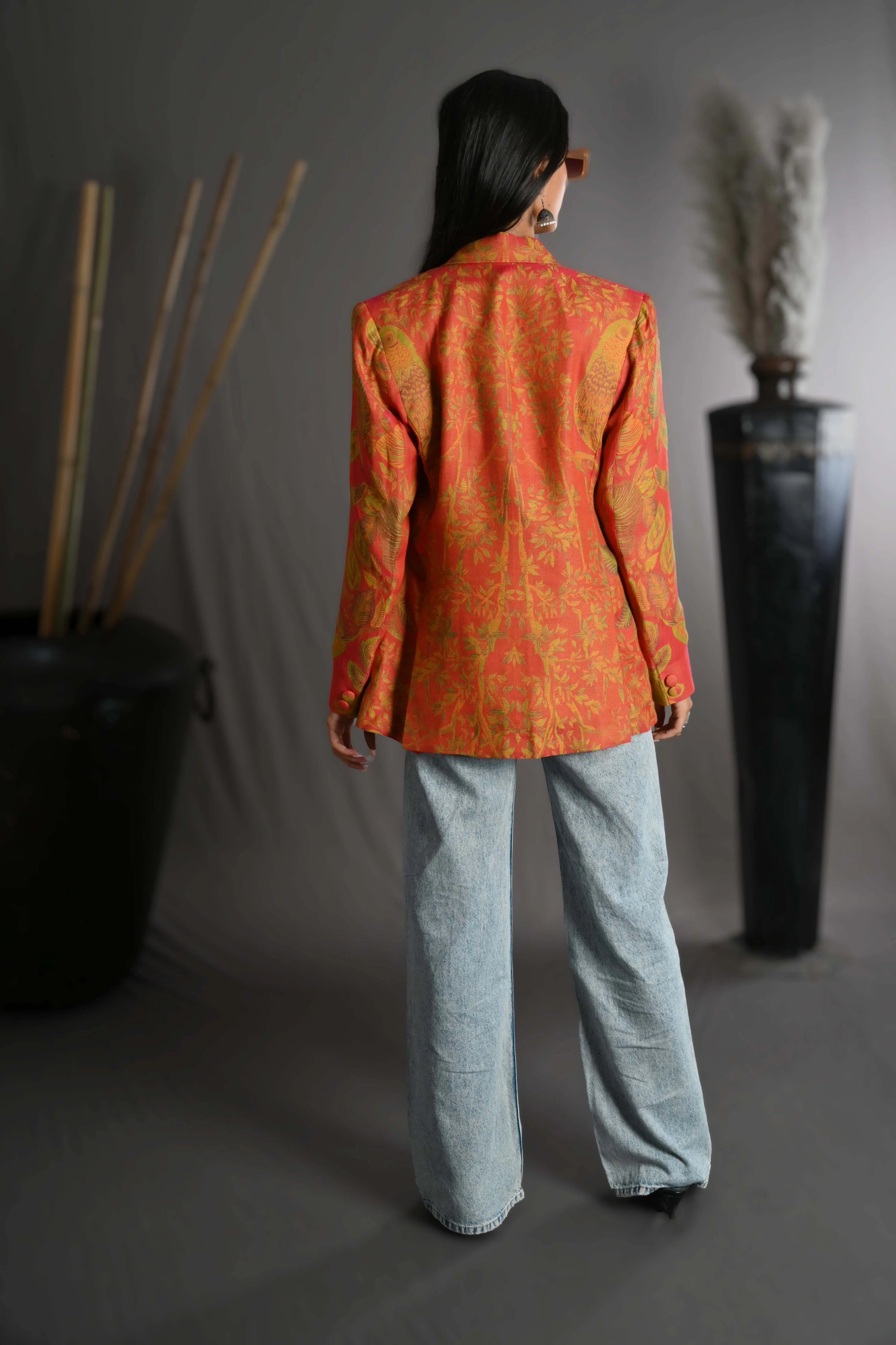 Twilight Orange - Blazer Coat Jacket