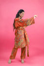 Twilight Orange - Robe Kaftan