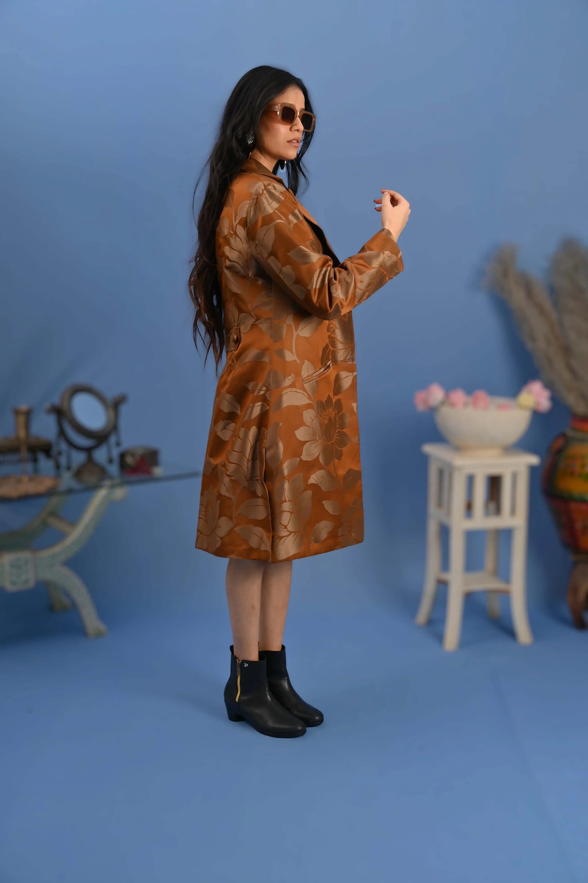 Brown Leaf  - Taylor Coat Jacket