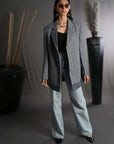 Moon Night Grey - Blazer Coat Jacket