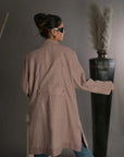 Peach beige - Blazer Coat Jacket