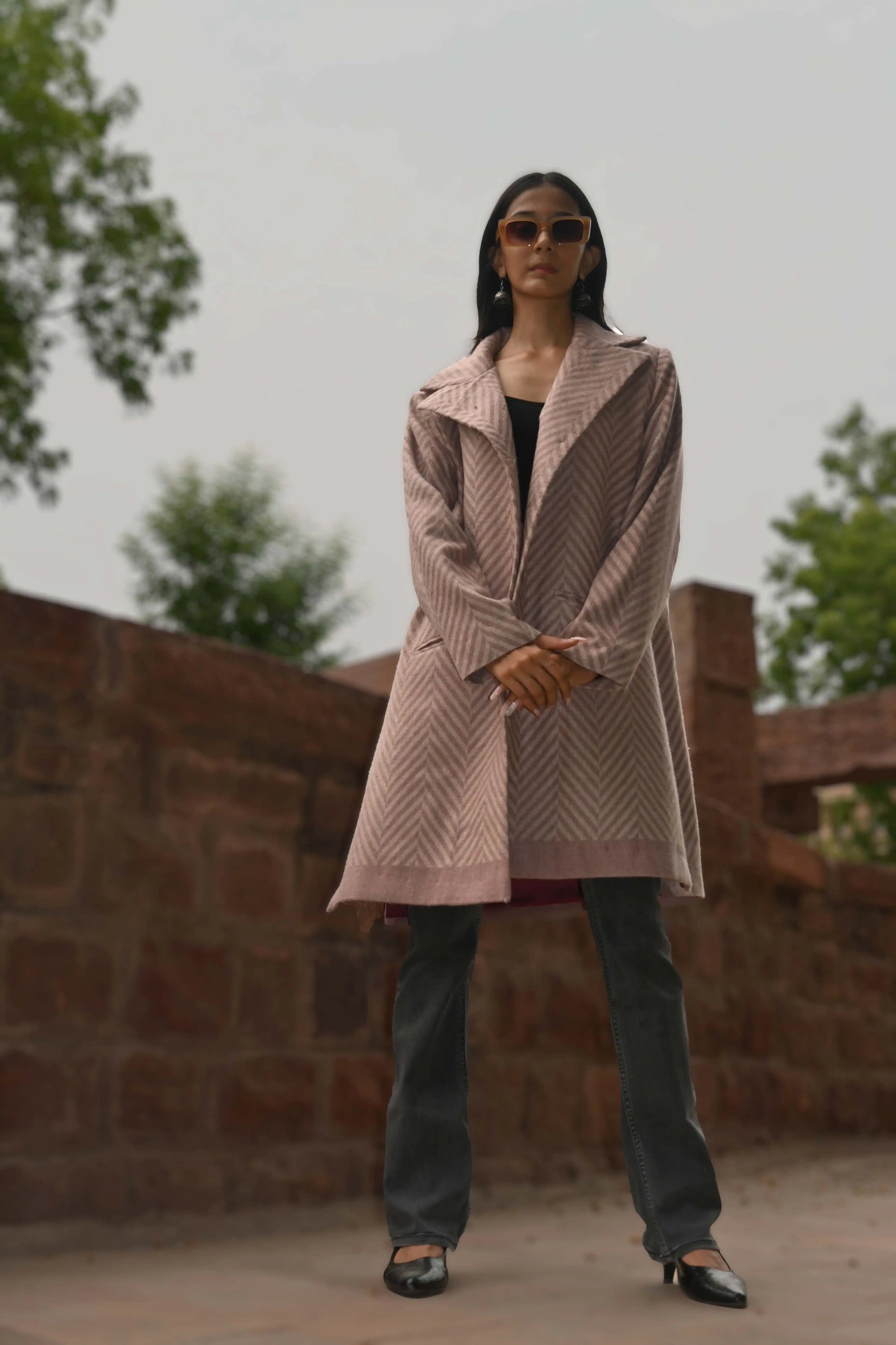 Peach beige - Blazer Coat Jacket