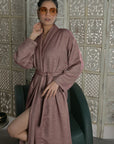 Rose Gold - Wool Robe Kaftan