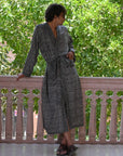 Silver - Wool Robe Kaftan