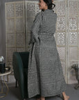 Silver - Wool Robe Kaftan