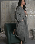 Silver - Wool Robe Kaftan