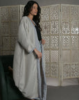 White - Wool Robe Kaftan