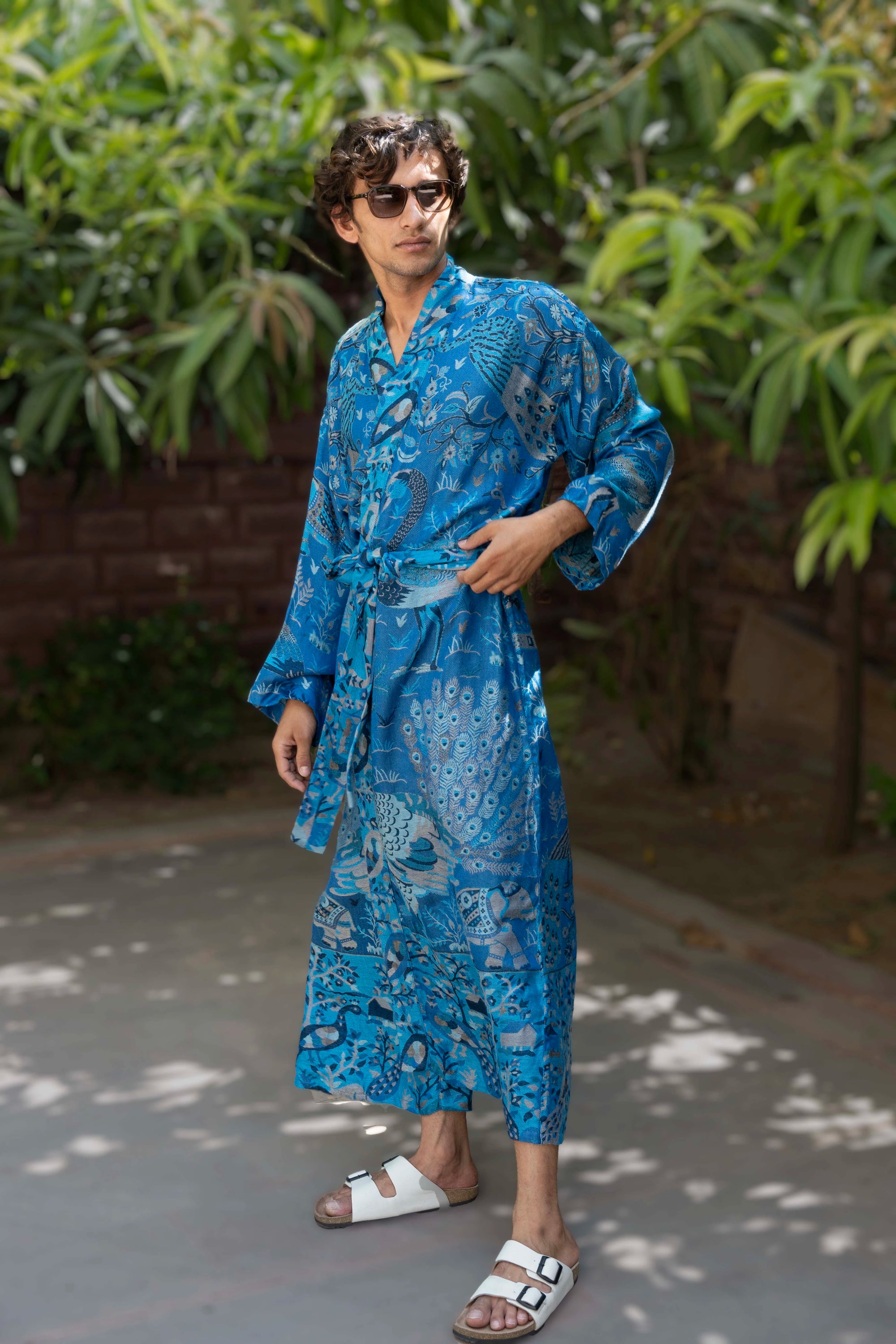 Azure Blue Robe Kaftan Jodhpurani
